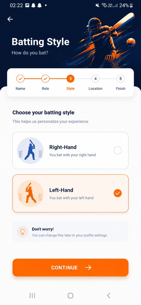 Batting step